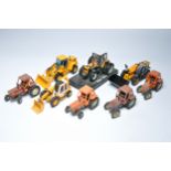 An assortment of Britains 1/32 Fiat Tractor issues in addition to Replicagri Renault Special Edition