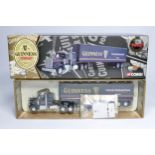 Corgi 1/50 diecast model truck issue comprising No. 55801 Kenworth T925 Box trailer in the livery of