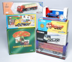 Corgi diecast model truck issues comprising Six various commercial releases relating to various