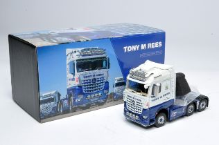 IMC 1/50 diecast model truck issue comprising Mercedes Benz Arocs in the livery of Tony M Rees..