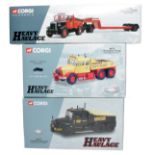 Corgi 1/50 diecast model truck issues comprising Heavy Haulage releases to include, 16901, 17905 and