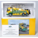 WSI 1/50 diecast model truck issue comprising Volvo FMX heavy recovery truck in the livery of