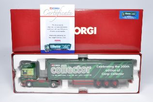 Corgi 1/50 diecast model truck issue comprising No. CC14101/A DAF Box Trailer 200th issue Corgi