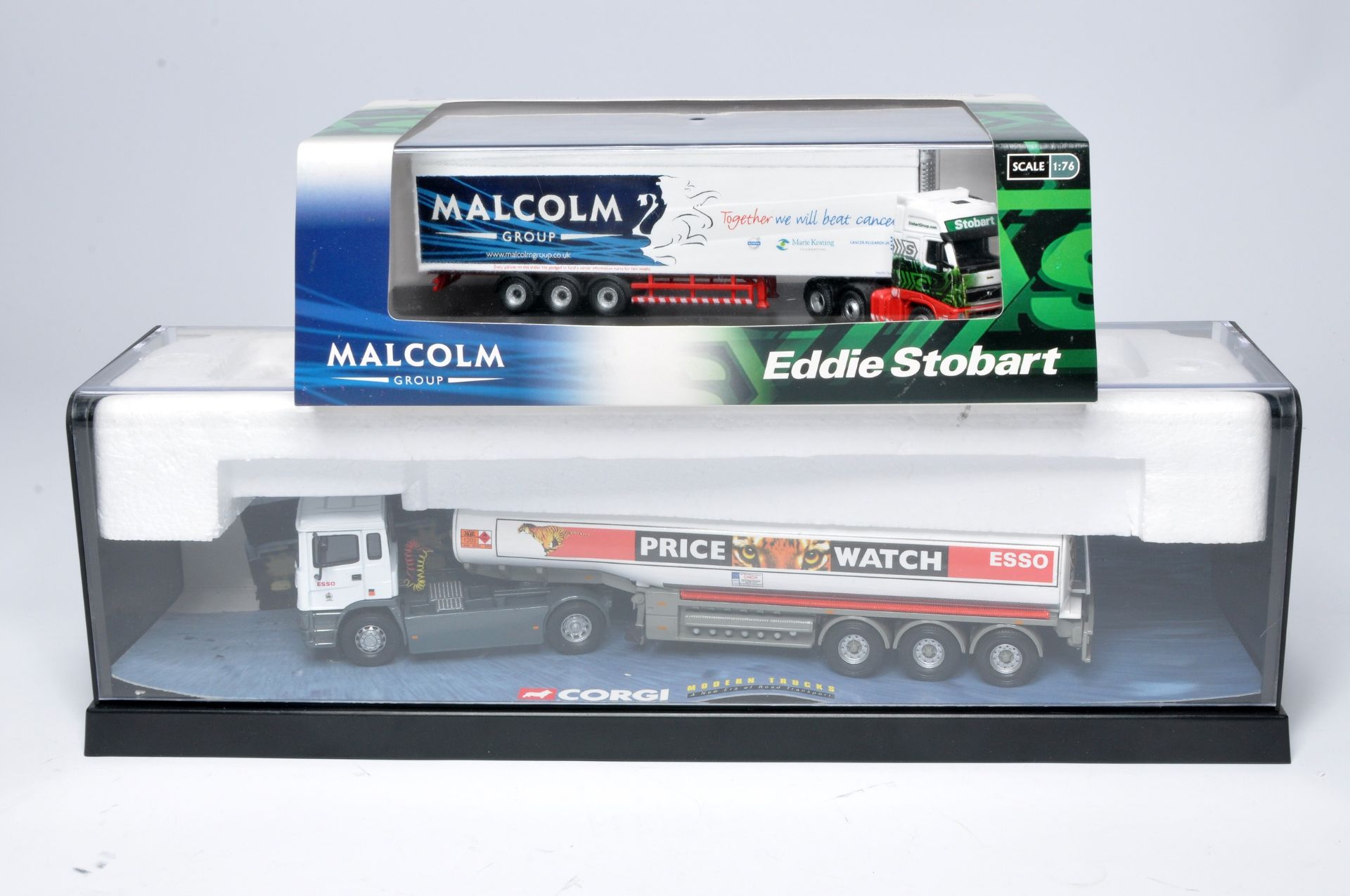 Corgi 1/50 diecast model truck issue comprising ERF Tanker in the livery of Esso. Excellent in