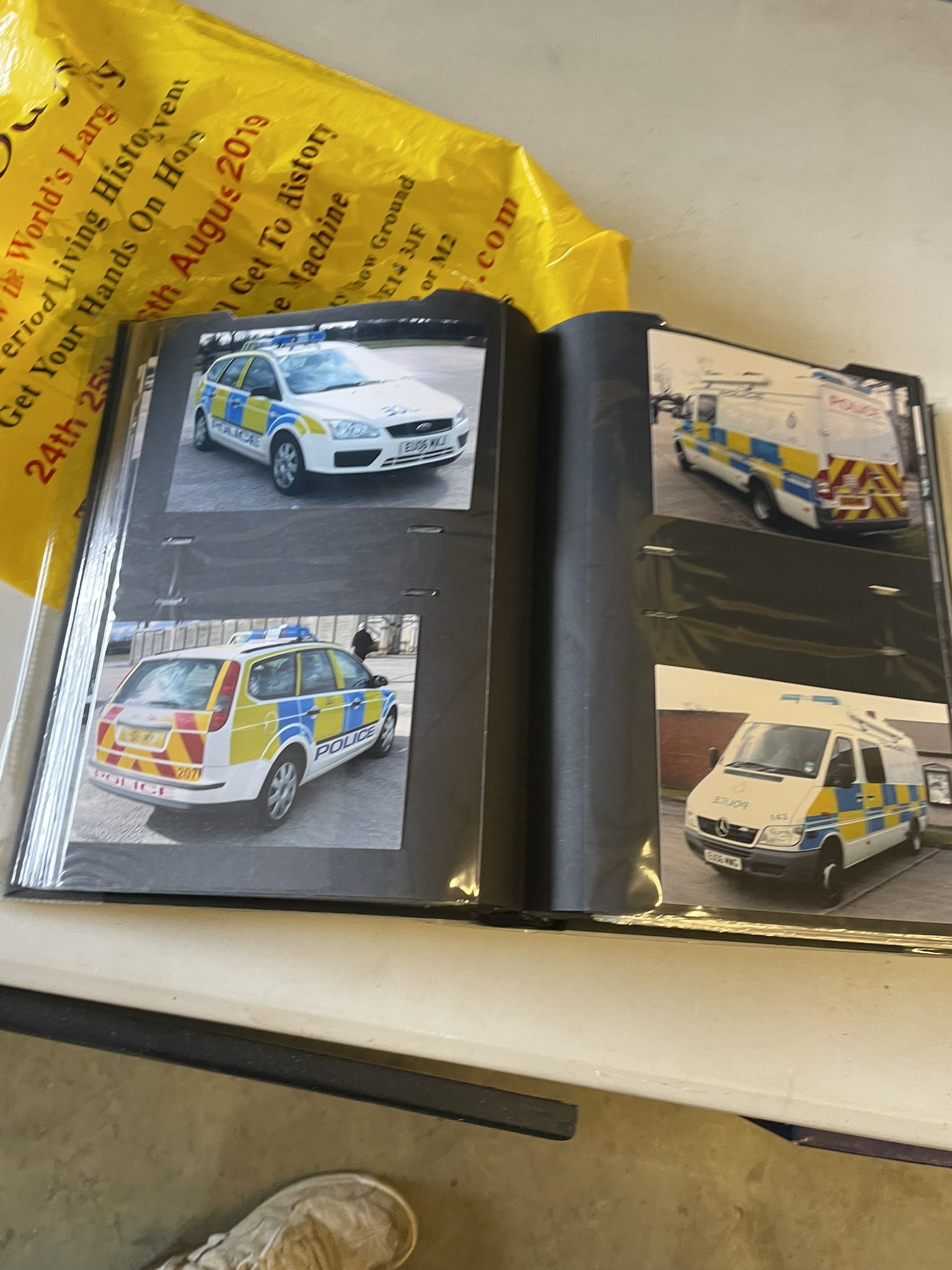 A large collection of police vehicle photographs comprising ten albums showcasing worldwide interest - Image 7 of 12