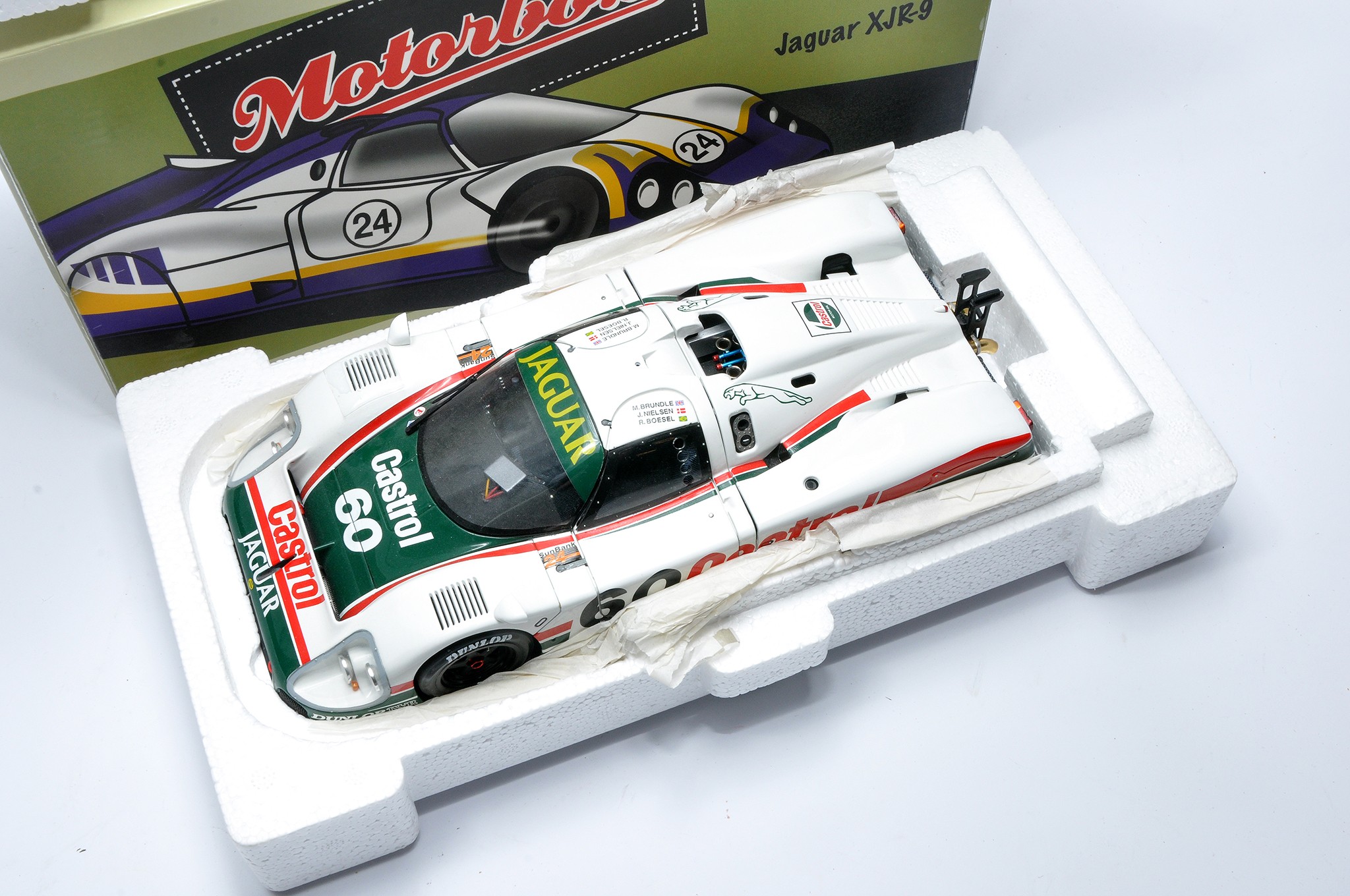 Exoto Motorbox 1/18 diecast model racing car issue comprising Jaguar XJR-9. Looks to be without - Image 2 of 2