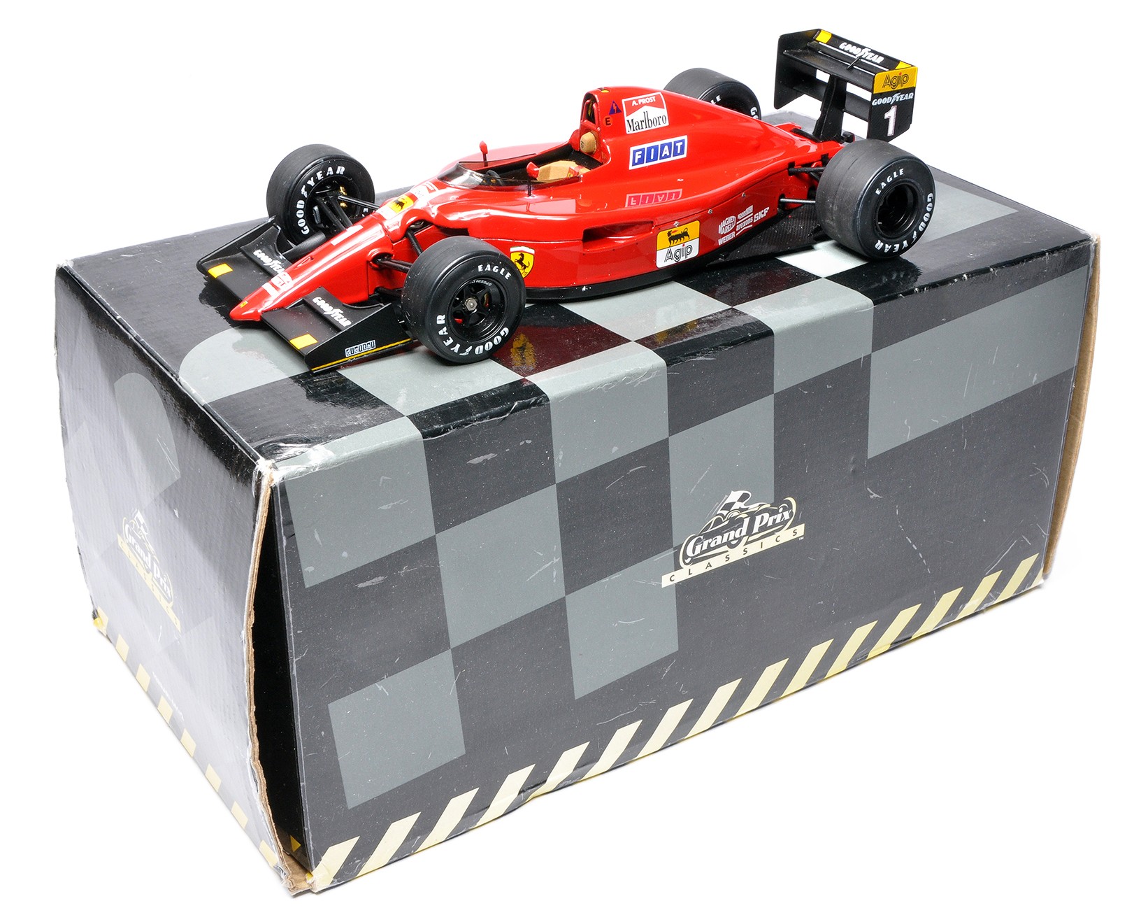 Exoto Grand Prix Classics 1/18 diecast model racing car issue comprising Ferrari 641/2 Formula