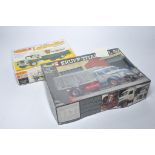 A duo of Plastic Model Kits, AMT Matchbox Ford Louisville 'Short Hauler - appears complete plus