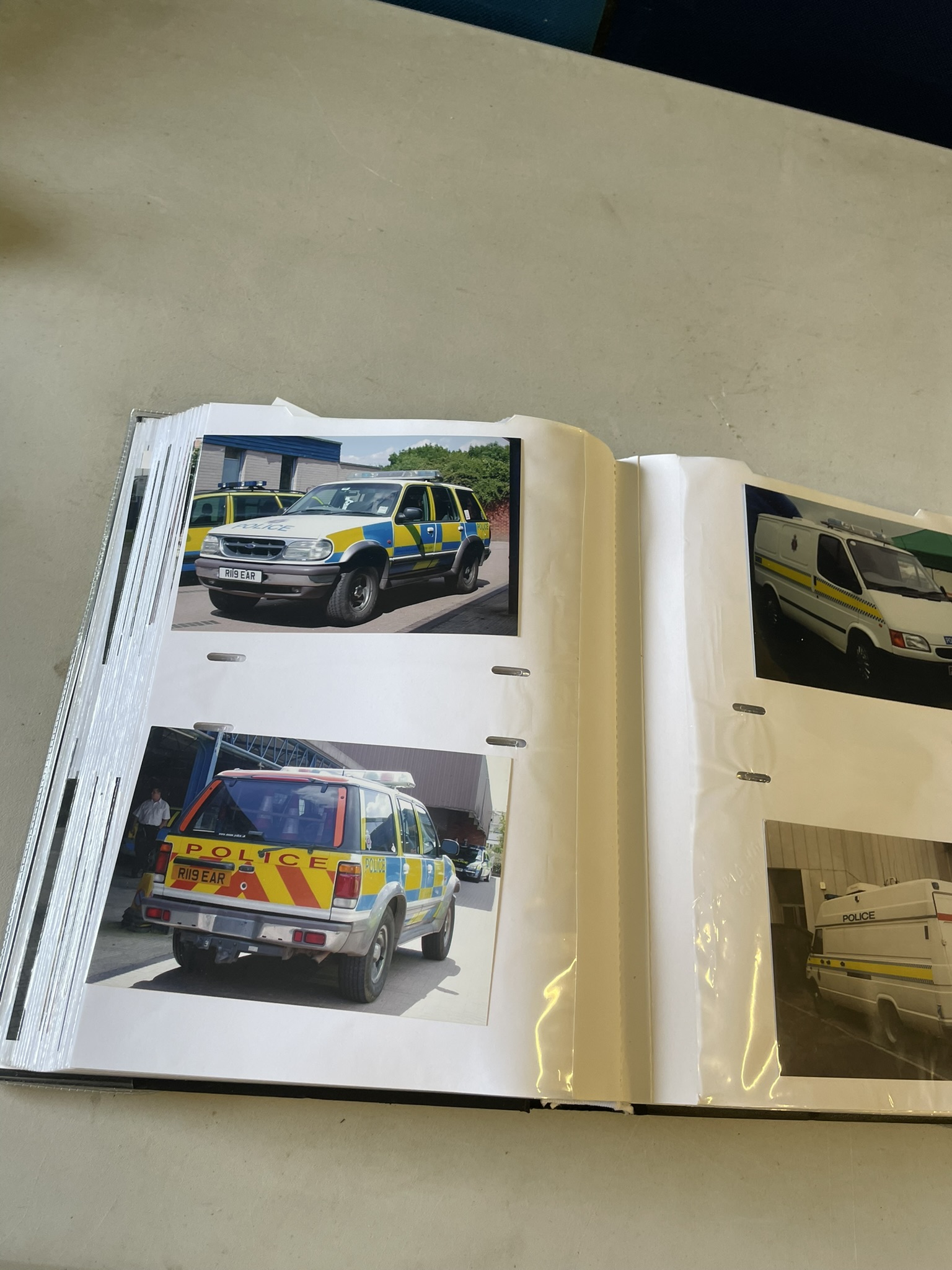 A large collection of police vehicle photographs comprising ten albums showcasing worldwide interest - Image 5 of 12