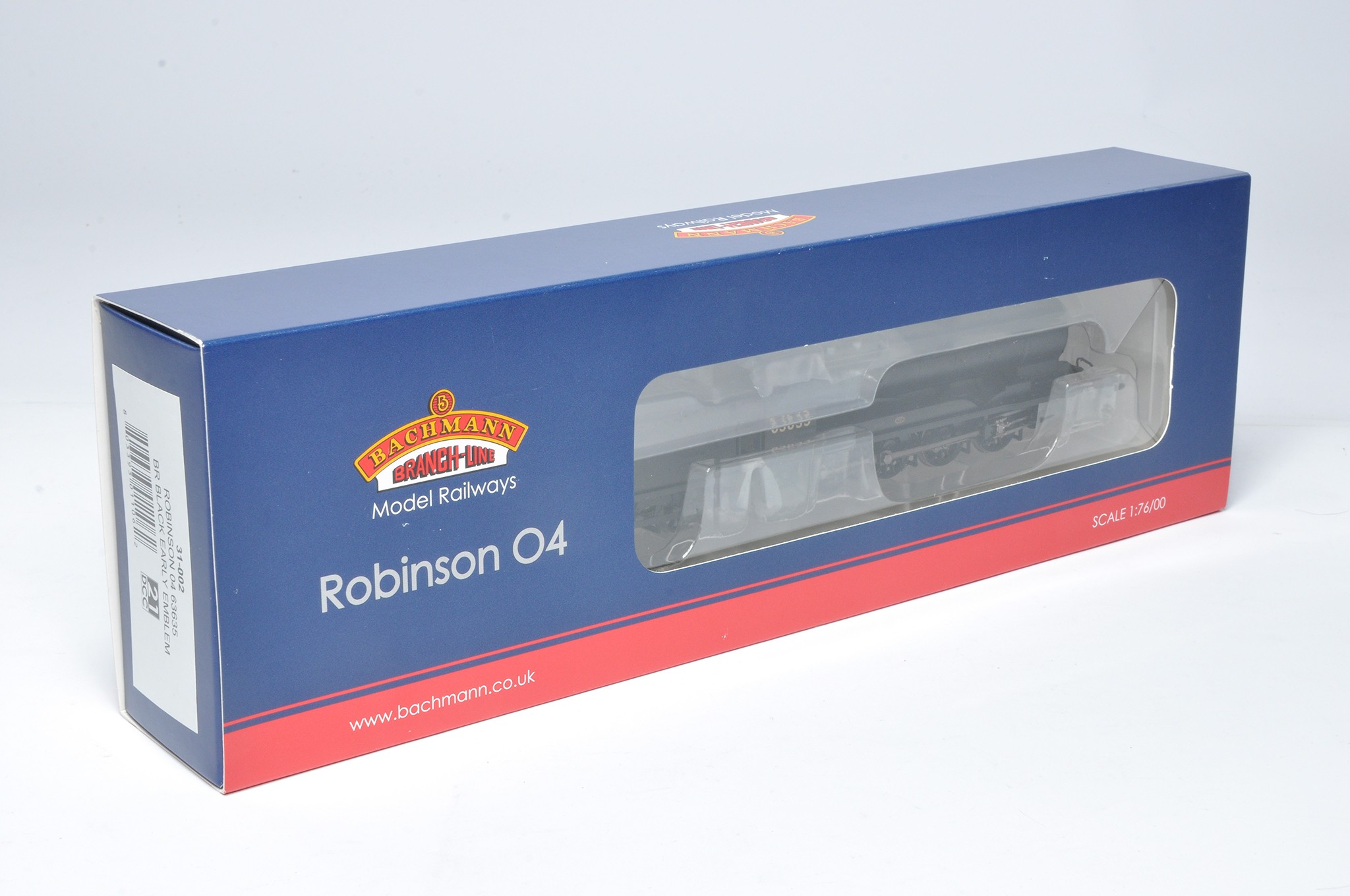 Bachmann Model Railway comprising locomotive issue No. 31-002 Robinson 04 63635. Looks to be without