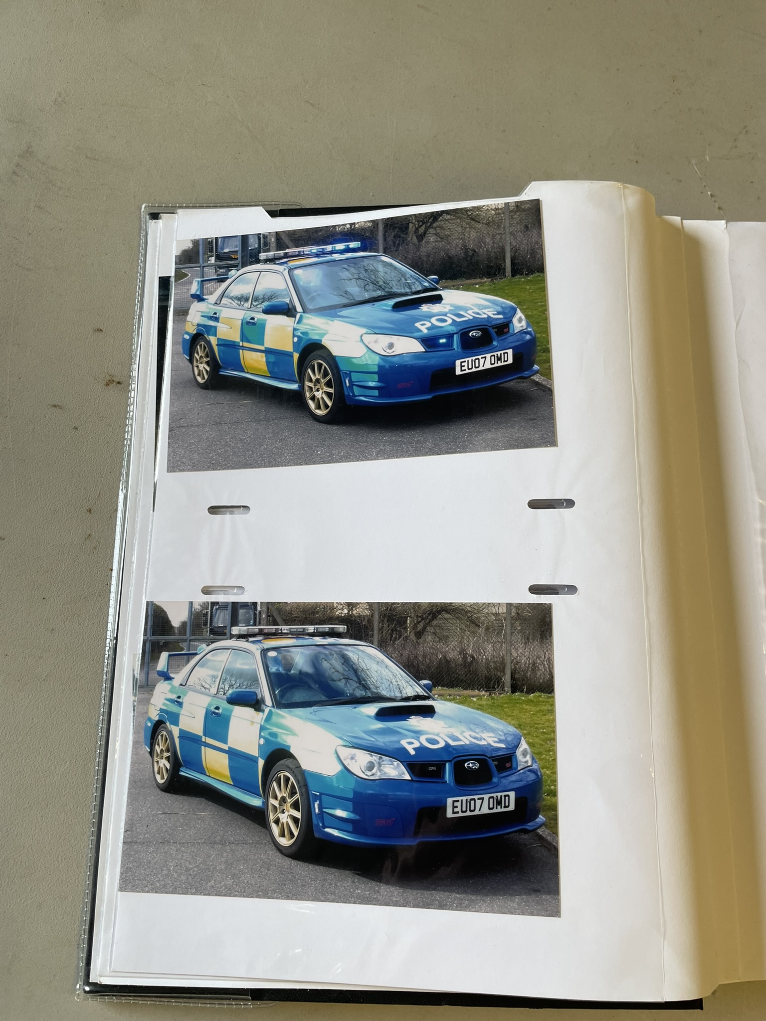 A large collection of police vehicle photographs comprising ten albums showcasing worldwide interest - Image 3 of 12