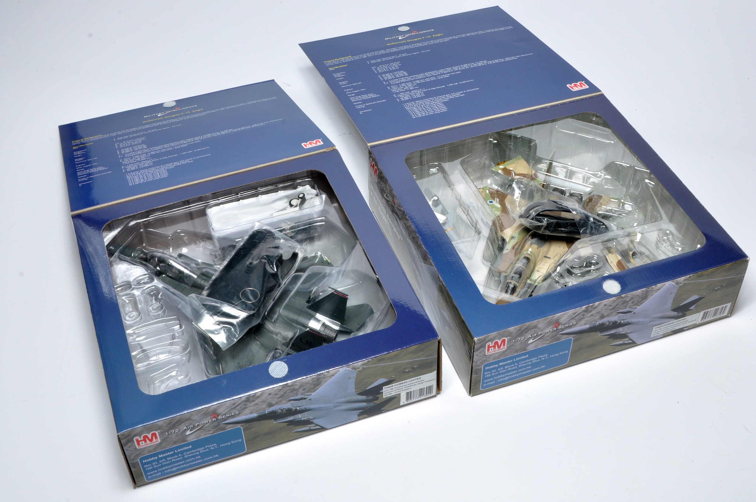 Hobby Master 1/72 diecast model aircraft duo comprising No. HA4502 McDonnell Douglas F-15 Eagle plus - Image 2 of 2