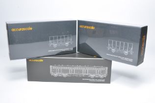 Accurascale Model Railway comprising three packs of rolling stock. All look to be without fault in