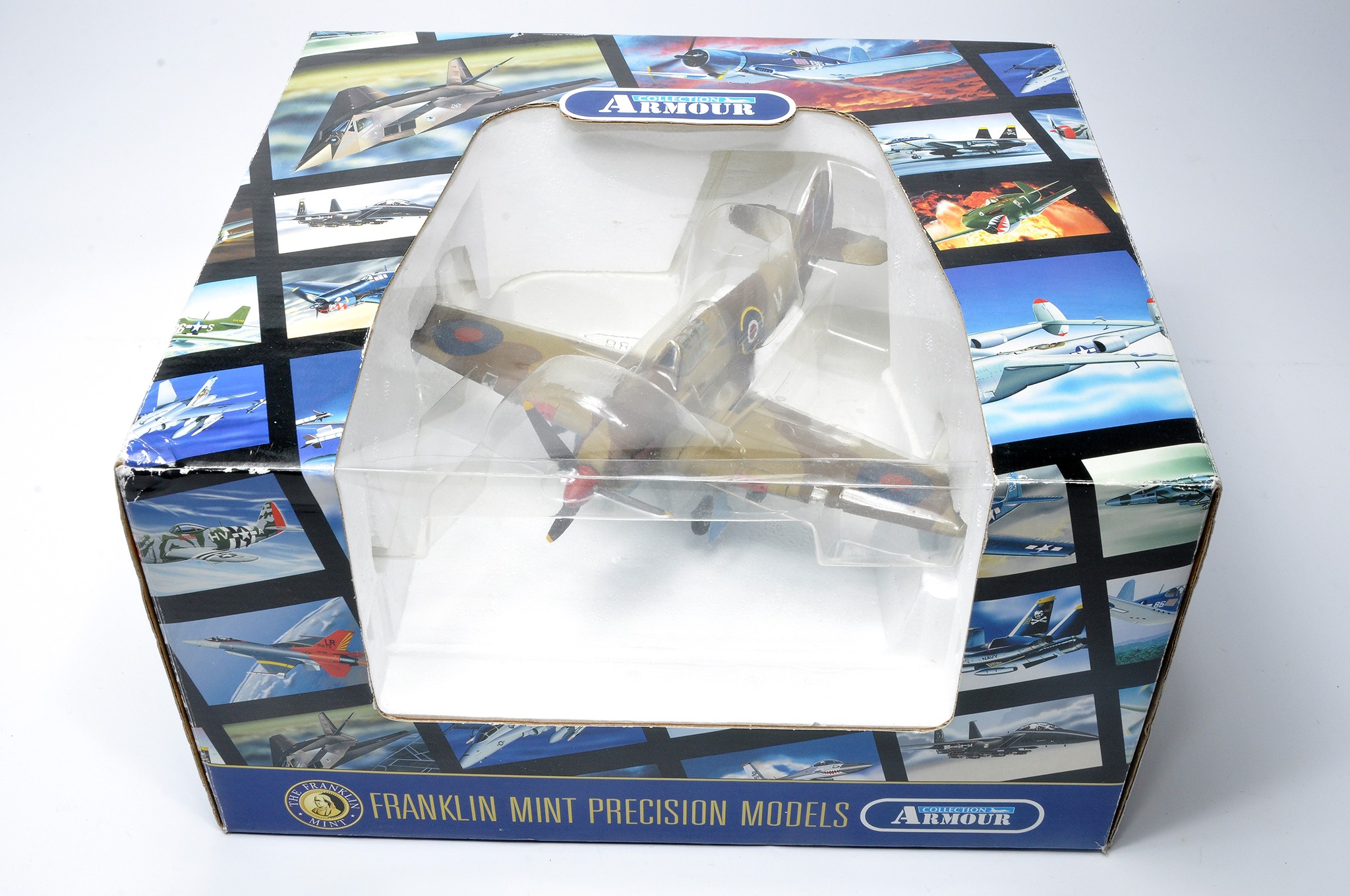 Franklin Mint 1/48 diecast model aircraft issue comprising No. B11B576 Hawker Hurricane. Looks to be