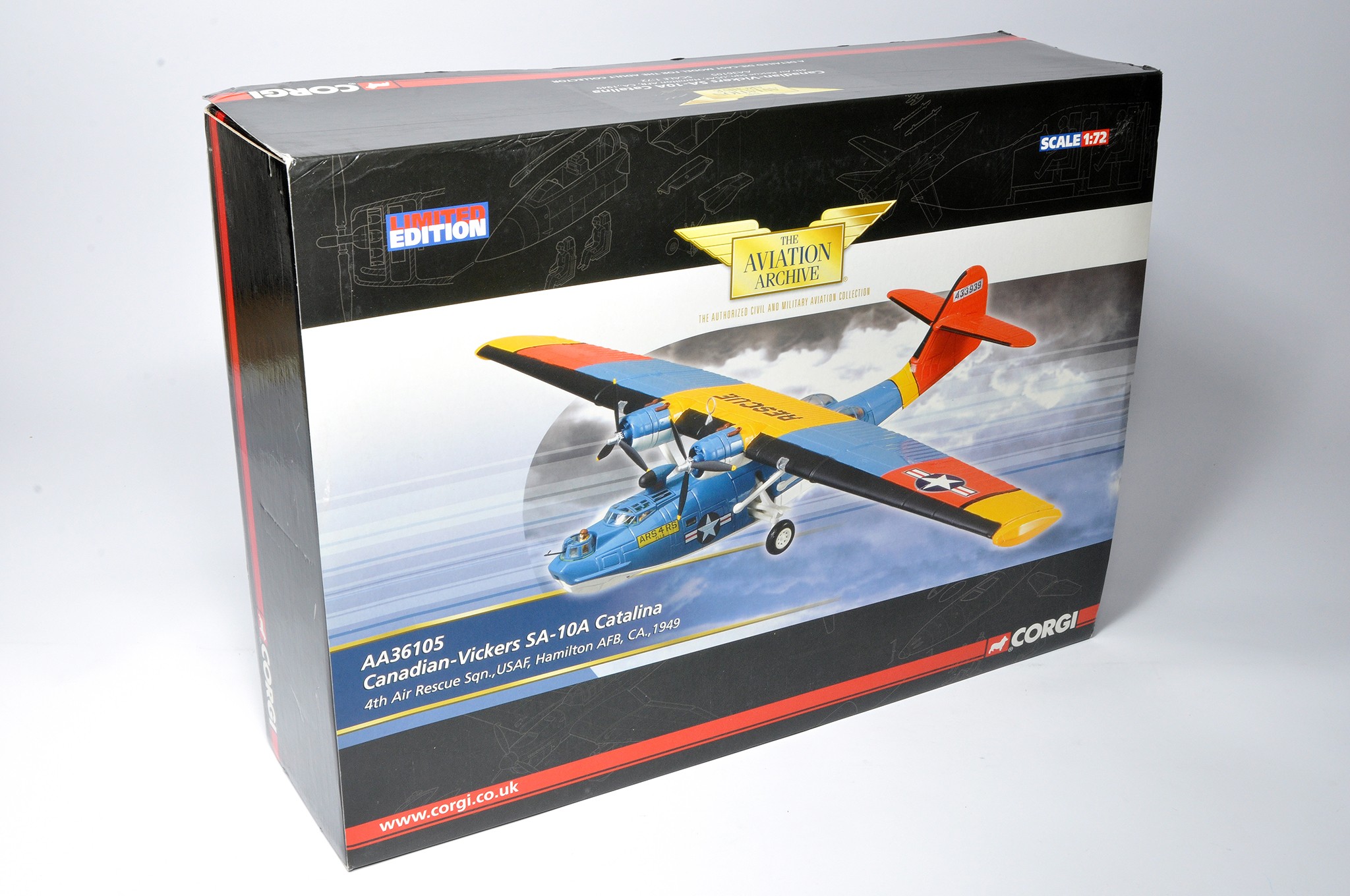 Corgi 1/72 diecast model aircraft issue comprising No. AA36105 Canadian Catalina. Looks to be