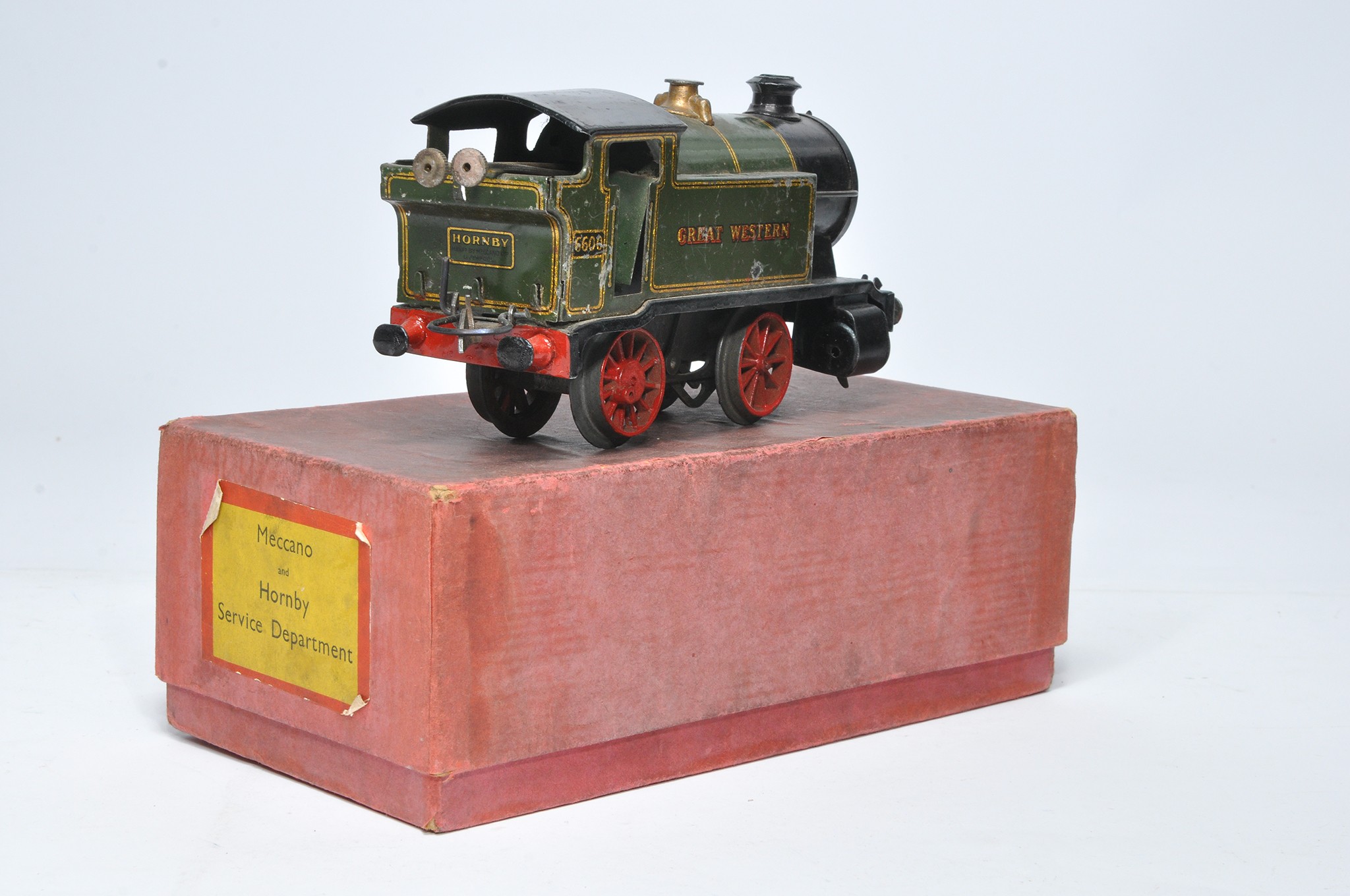 Hornby O Gauge Model Railway comprising Tank Locomotive, Great Western, No. 6600. Displays generally - Bild 2 aus 2