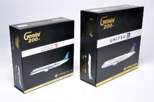 Gemini 1/200 Diecast Model Aircraft Issues comprising No. G2CSN615 Embraer China Southern plus No.