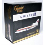 Gemini 1/200 Diecast Model Aircraft Issue comprising No. G2UAL445 Lockheed L-1011 United Airlines.