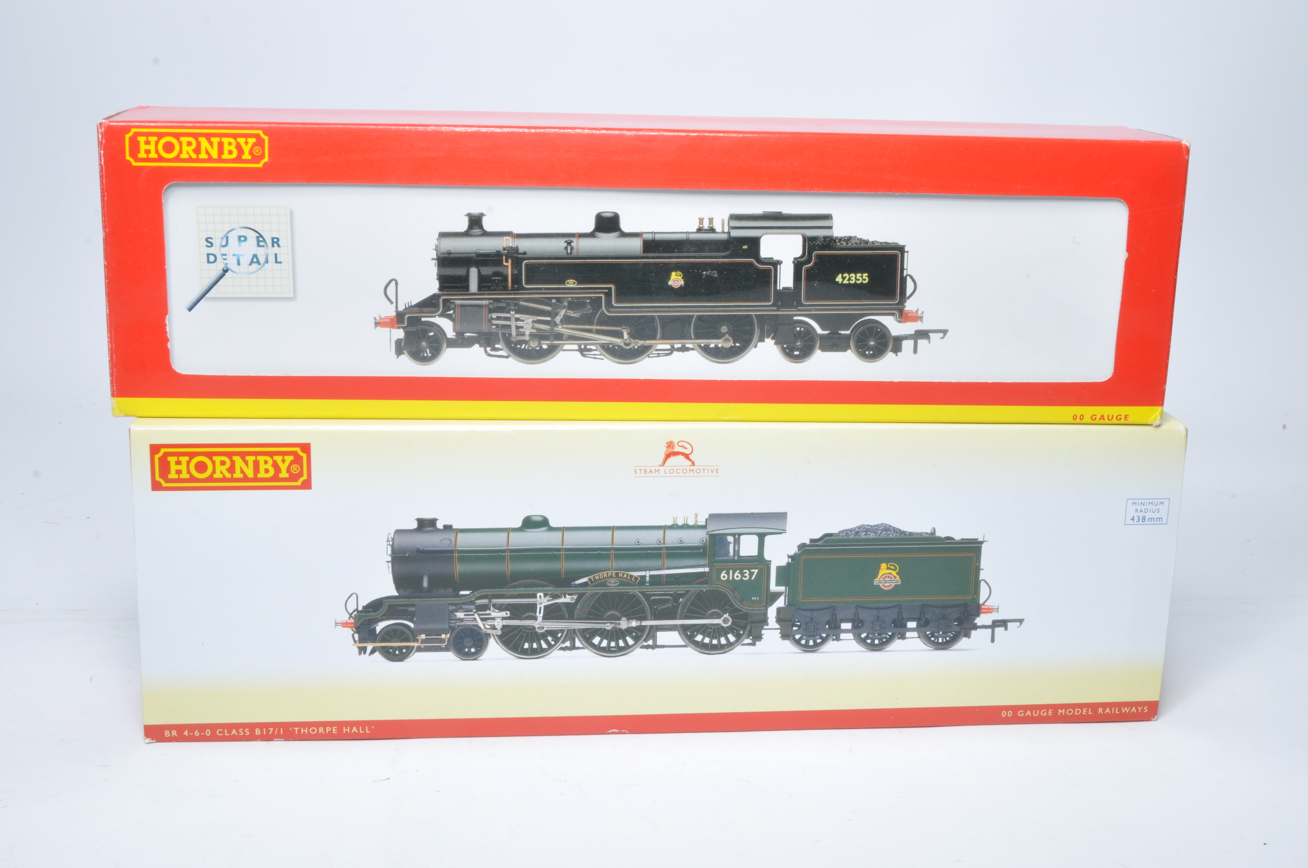 Hornby Model Railway comprising duo of locomotive issues including No. R2223 Fowler Class 4P Plus