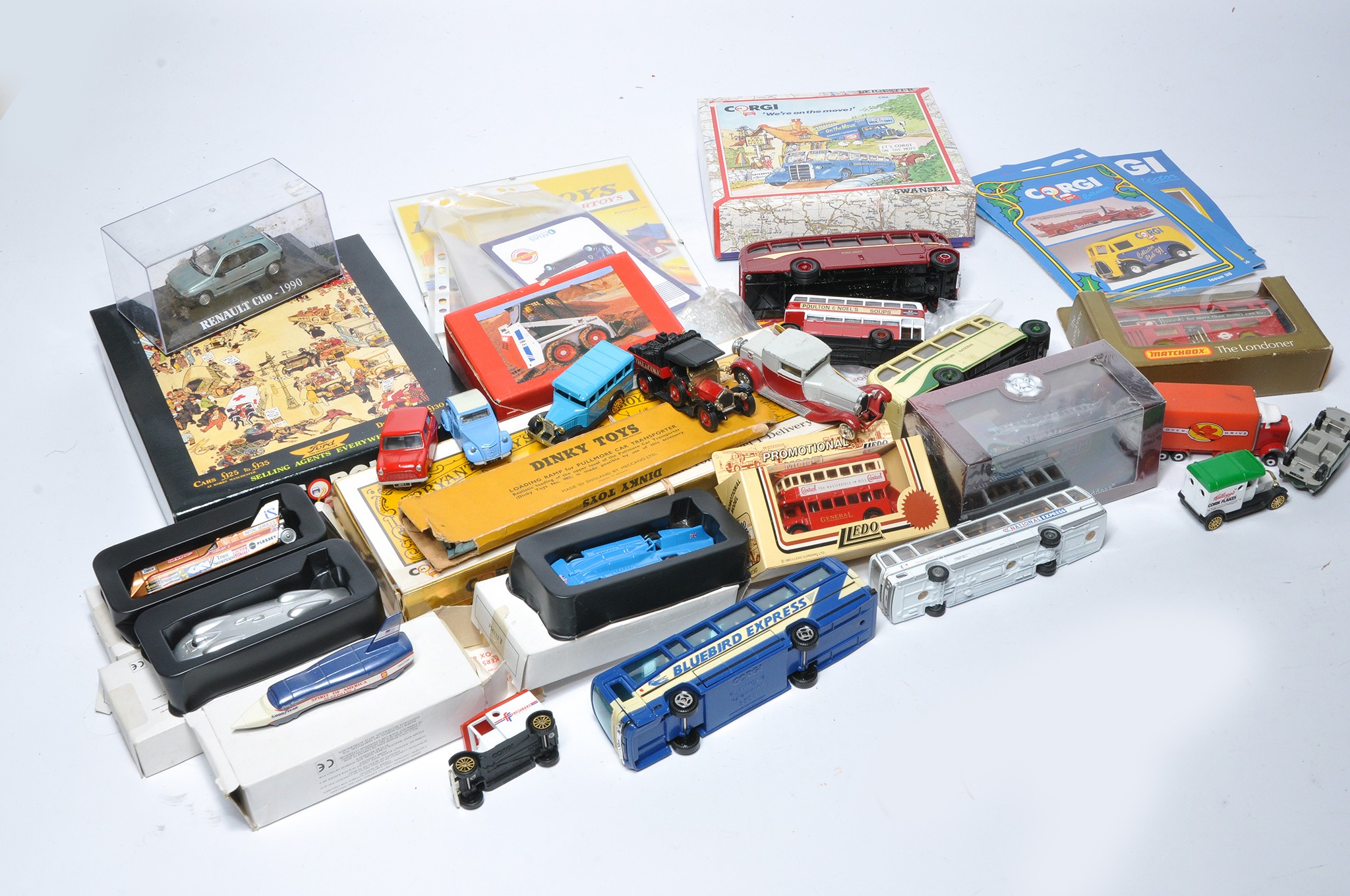 A quantity of misc diecast comprising promotional commercial issues from Corgi and Lledo / Days