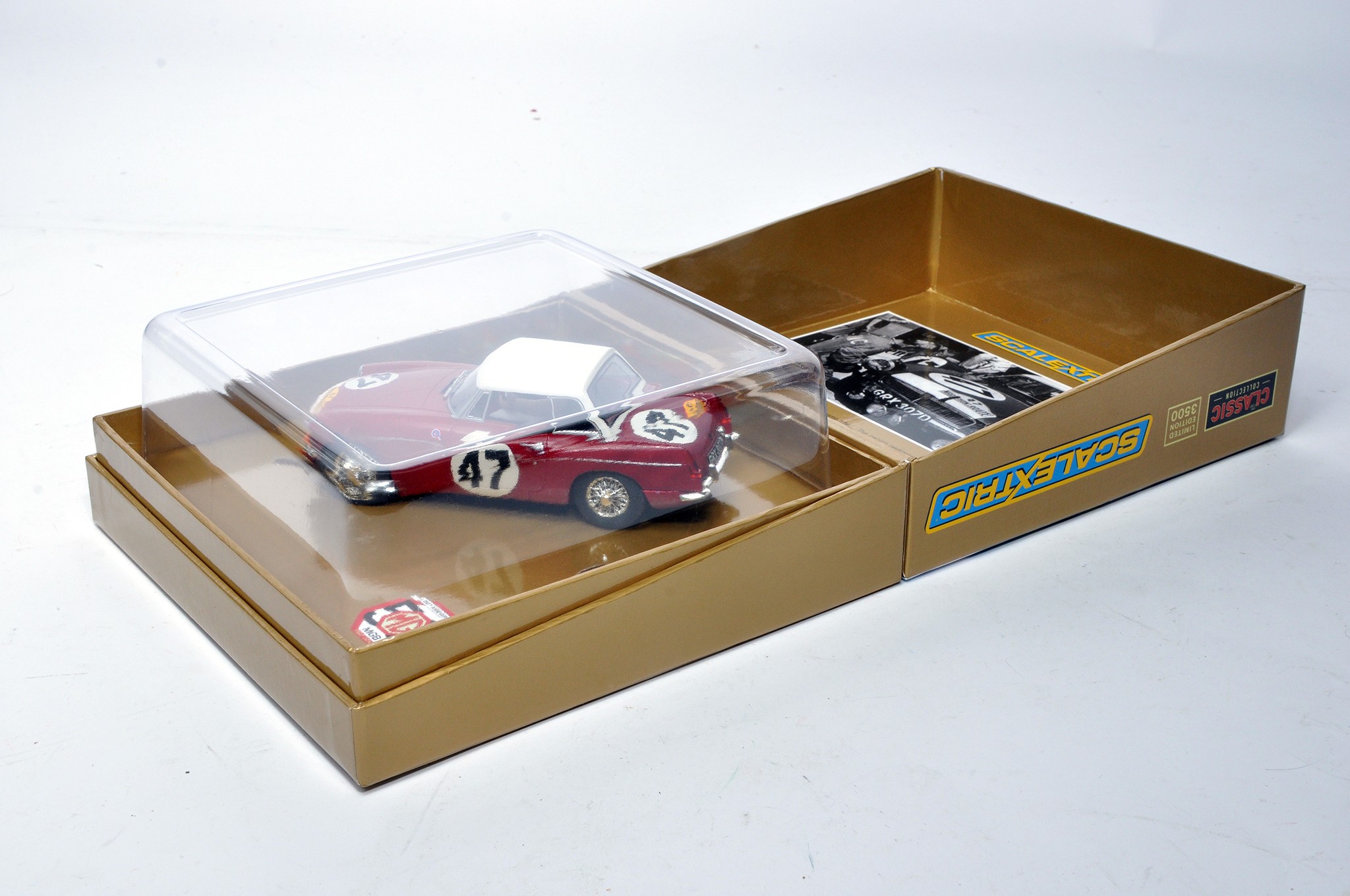 Scalextric 50th Anniversary Limited Edition slot car issue, looks to be without fault in excellent