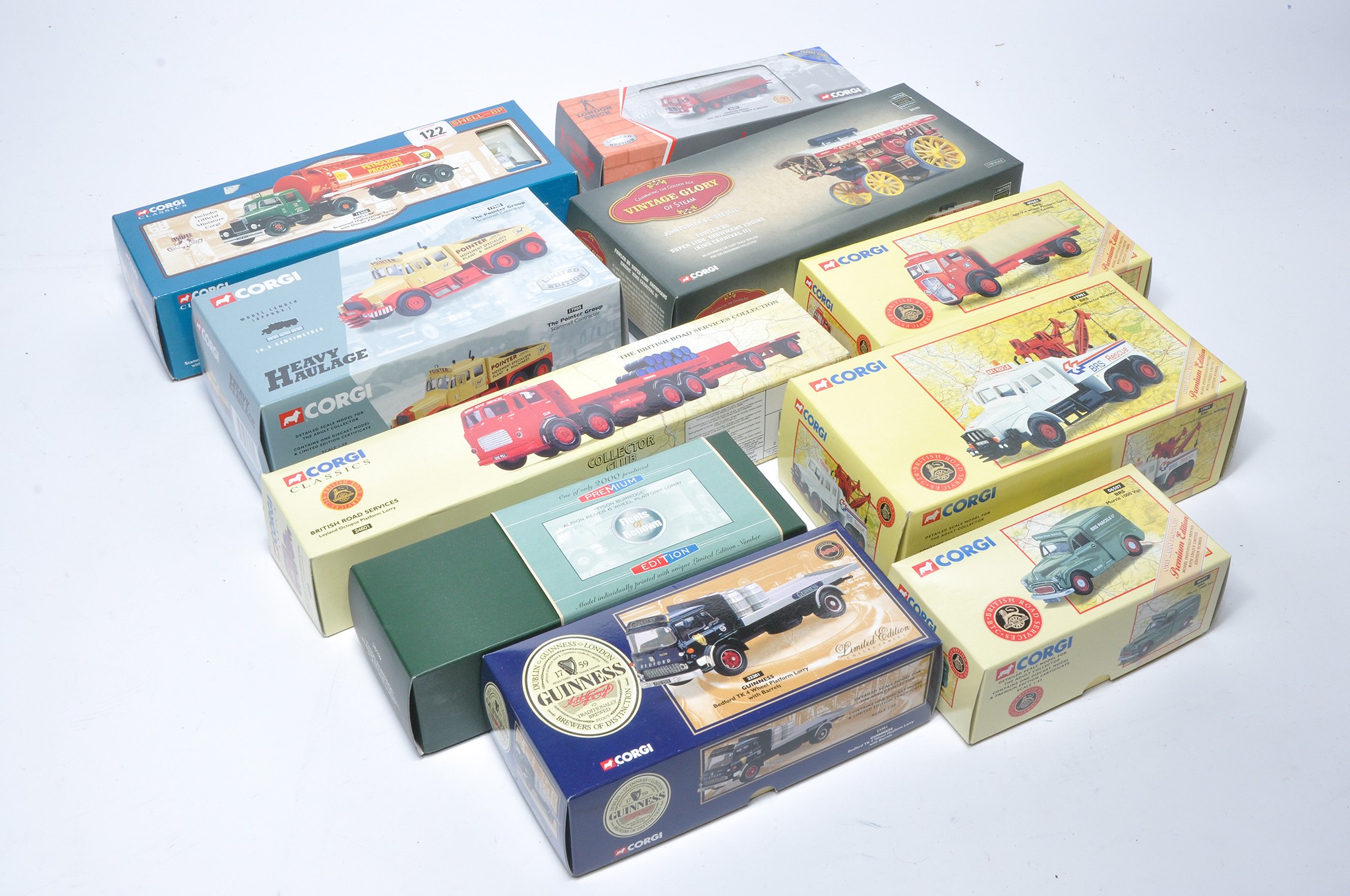 A group of ten Corgi Diecast Model Issues comprising Truck / Commercial themed vehicles in various