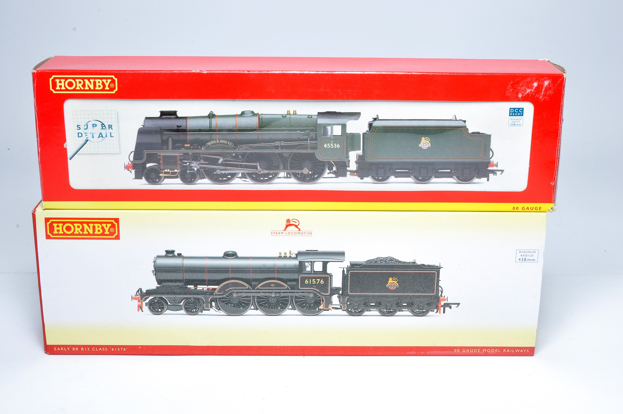 Hornby Model Railway comprising duo of locomotive issues including No. R2726 Patriot Class Private