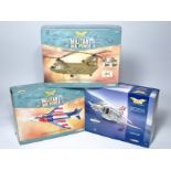 Corgi 1/72 diecast model aircraft issues comprising Boeing Chinook, plus F4 Phantom x 2. Look to