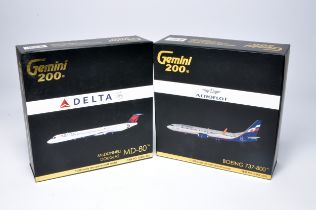 Gemini 1/200 Diecast Model Aircraft Issues comprising No. G2AFL570 Boeing 737-800 Aeroflot plus