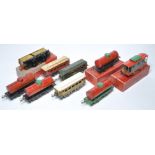 Hornby O Gauge Model Railway comprising a quantity of American Railway issues as shown. Fair to