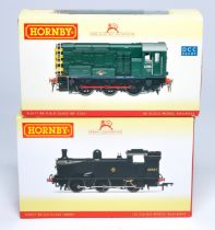 Hornby Model Railway comprising duo of locomotive issues including No. R2417 Diesel Shunter Class 08