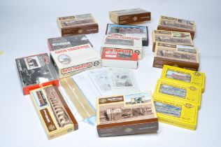 A large quantity of model railway kits relating to rolling stock and buildings / accessory items for