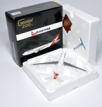 Gemini 1/200 Diecast Model Aircraft Issue comprising No. G2QFA369 Airbus A330-200 Qantas. Likely