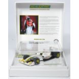 Scalextric Commemorative Limited Edition slot car issue Brawn GP Jenson Button. Excellent in