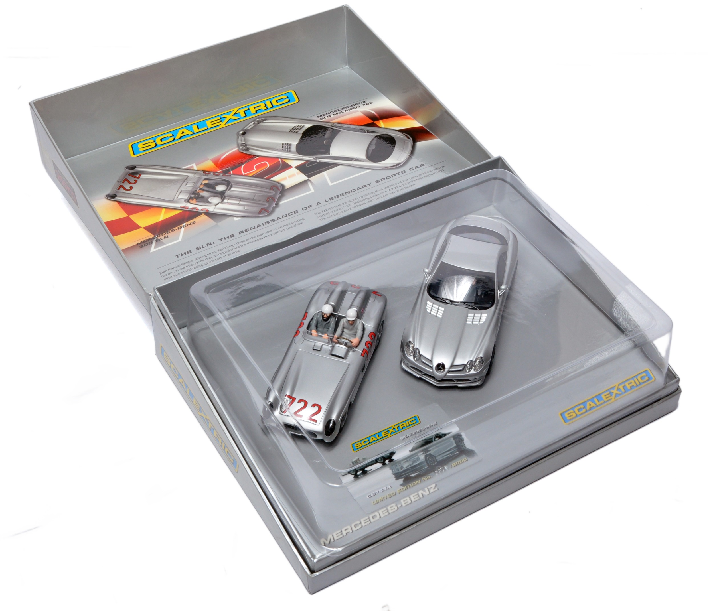 Scalextric Limited Edition Celebrating Mille Miglia 1955 Set. Excellent in original box.