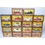 A group of Eighteen 50's Corgi Diecast Model Car Issues as shown. Mostly Excellent in boxes. Some