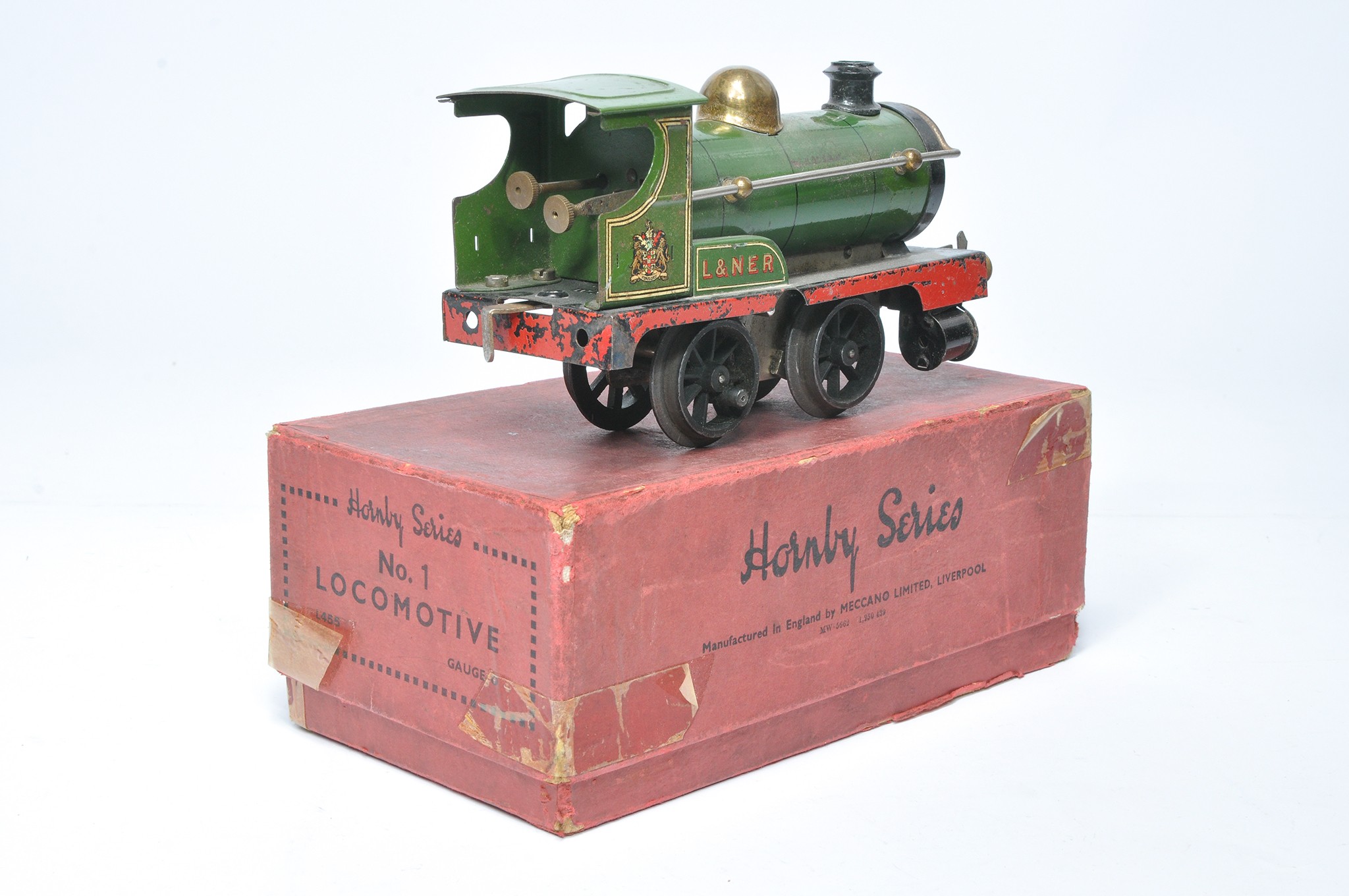 Hornby O Gauge Model Railway comprising L≠R Locomotive. Displays generally fair to good, with box ( - Image 2 of 2