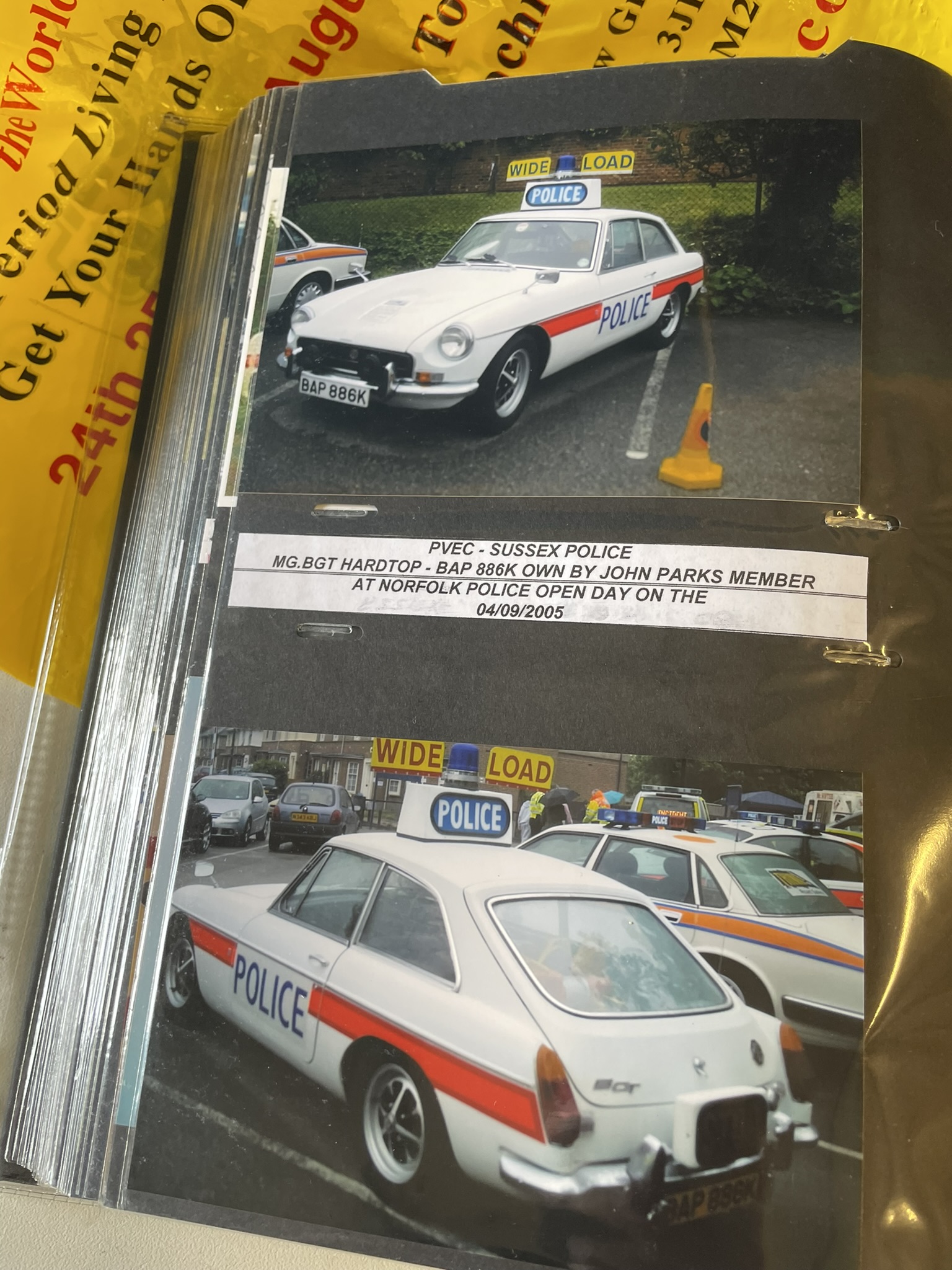 A large collection of police vehicle photographs comprising ten albums showcasing worldwide interest - Image 10 of 12