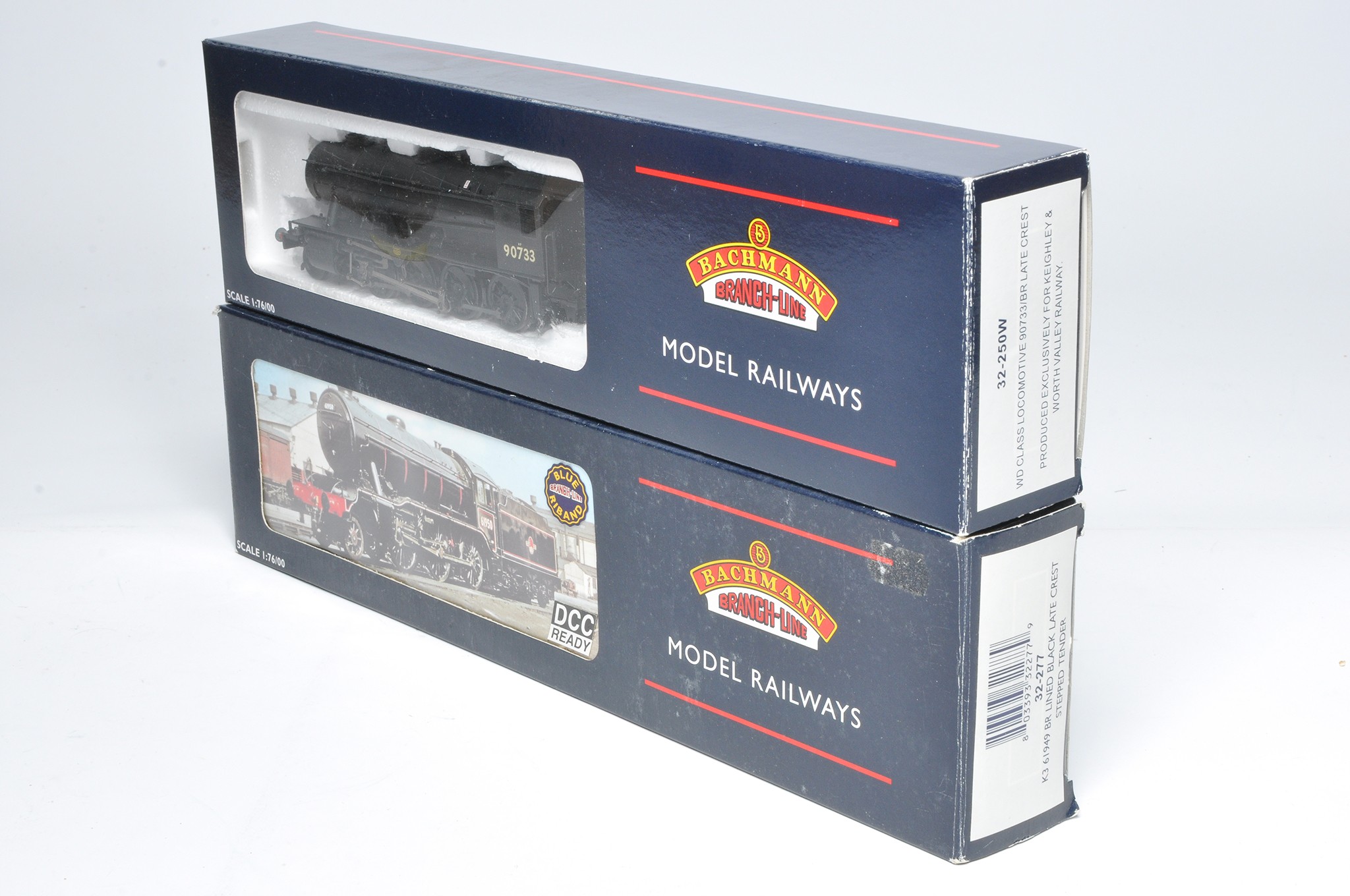 Bachmann Model Railway comprising locomotive issues No. 32-250W WD Class 90733 Exclusive for K&W