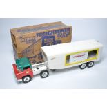 Triang Hi-Way Series Freightliner Articulated Truck and Trailer. Displays generally excellent with