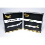 Gemini 1/200 Diecast Model Aircraft Issues comprising No. G2PAA446 Boeing 727-200 Pan AM plus No.