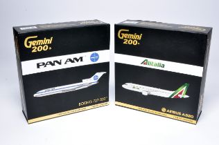 Gemini 1/200 Diecast Model Aircraft Issues comprising No. G2PAA446 Boeing 727-200 Pan AM plus No.