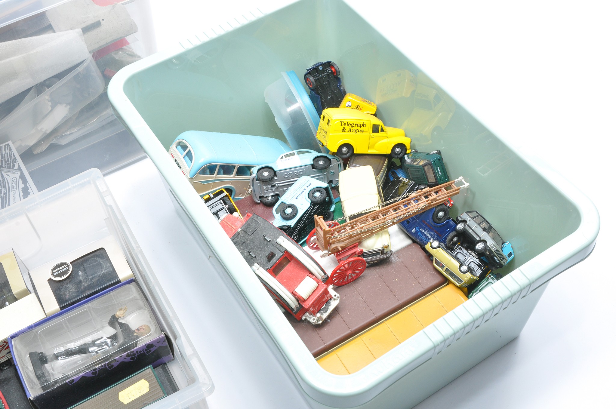 A misc group of diecast vehicles and other items relating to model railway as shown. - Image 4 of 4