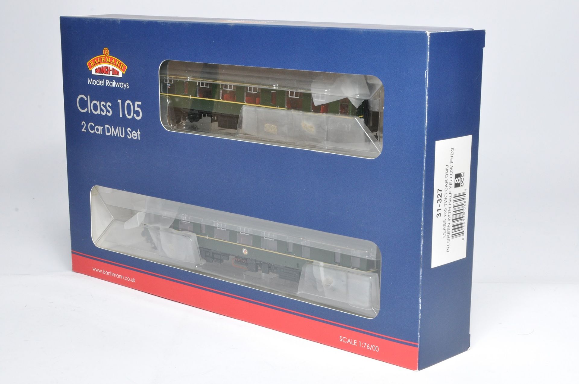 Bachmann Model Railway comprising locomotive issue No. 31-327 Class 105 Two Car DMU. Looks to be