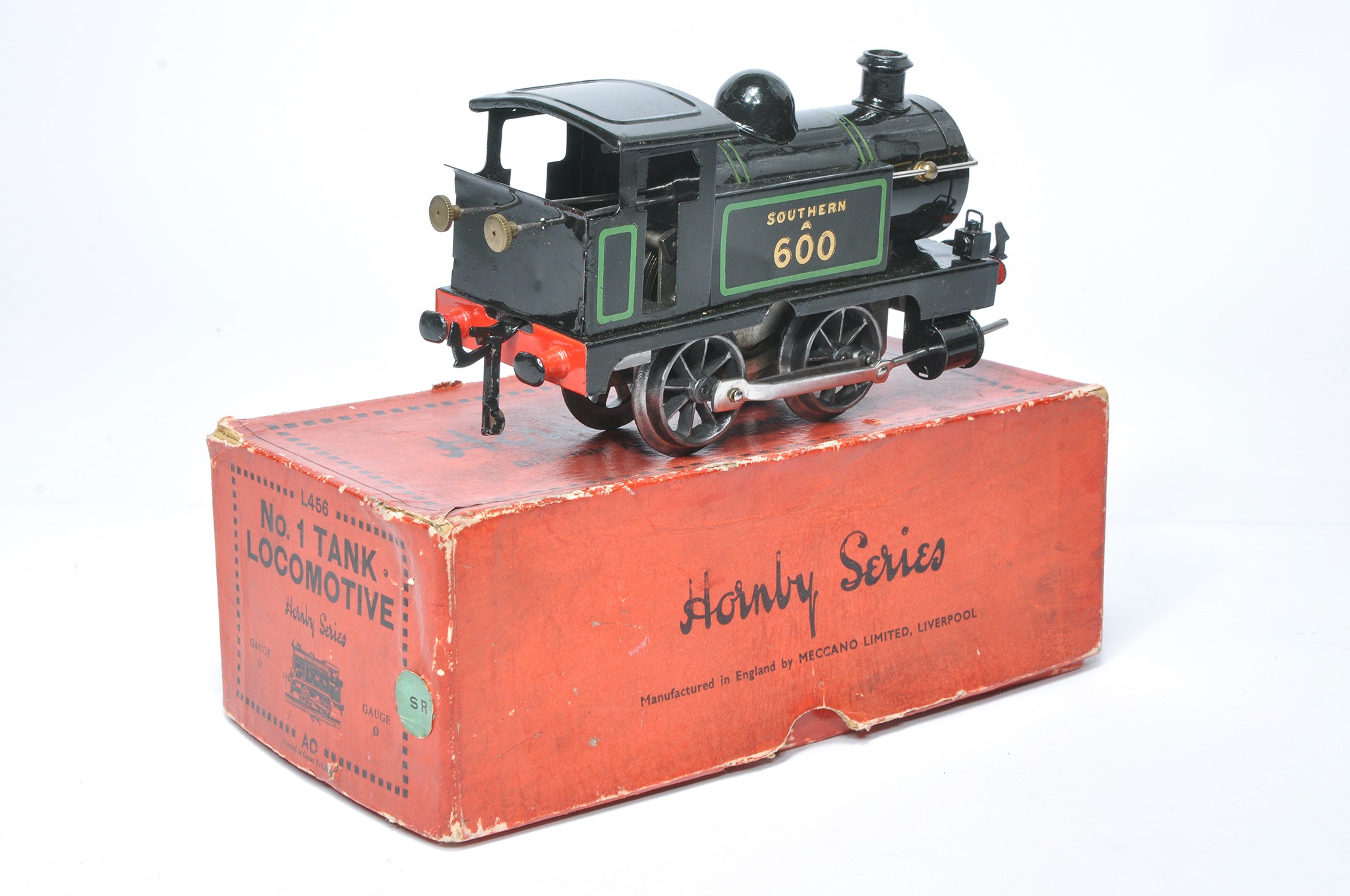 Hornby O Gauge Model Railway comprising No. 1 Tank Locomotive, Southern, No. 600. Displays generally - Image 2 of 2