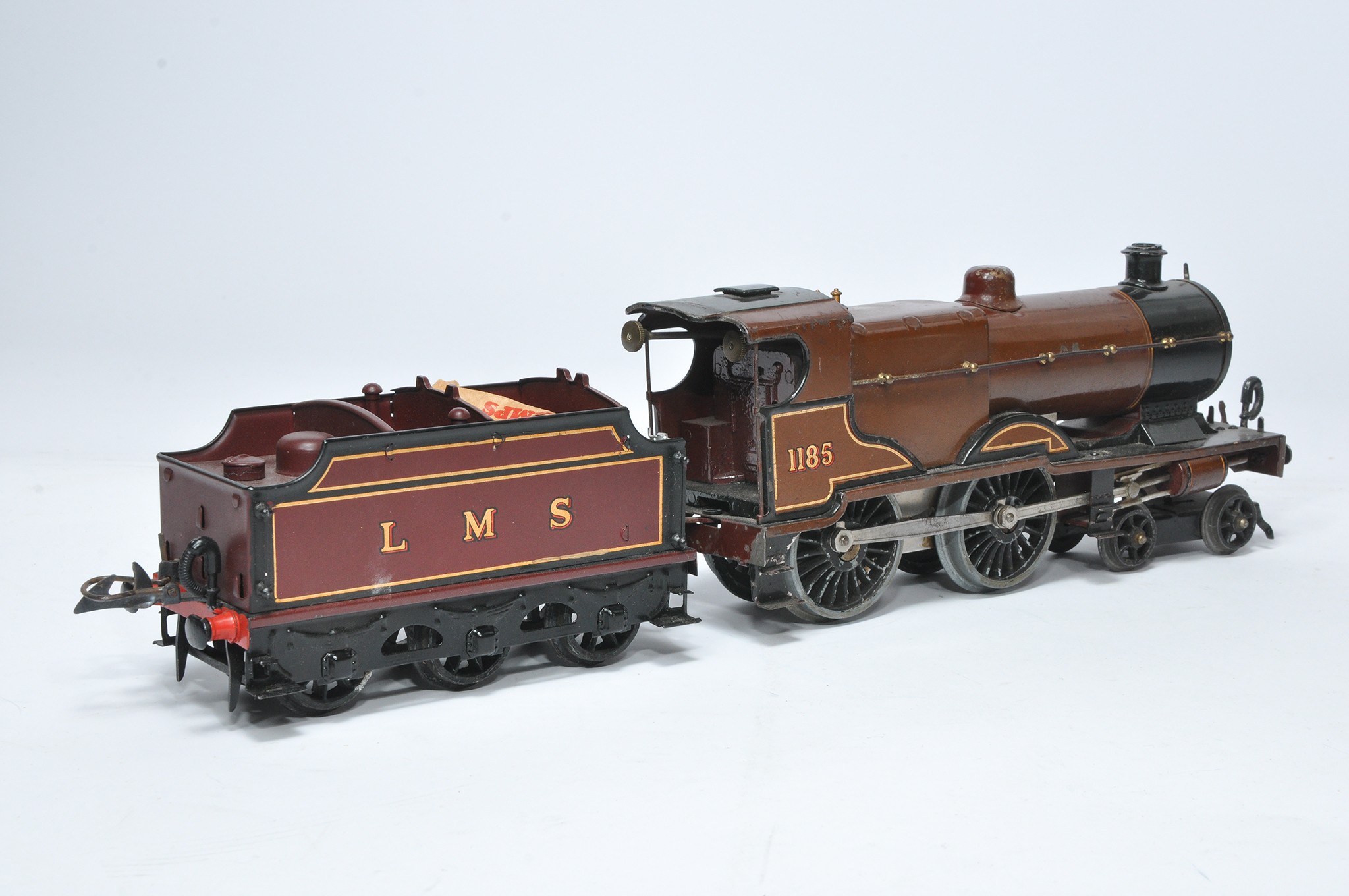 Hornby O Gauge Model Railway issue comprising E220 Special Locomotive LMS 1185 with tender ( - Image 2 of 2