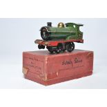 Hornby O Gauge Model Railway comprising L≠R Locomotive. Displays generally fair to good, with box (