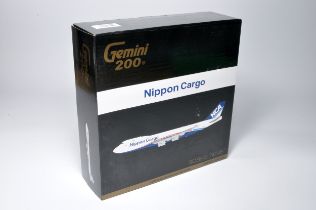 Gemini 1/200 Diecast Model Aircraft Issue comprising No. G2NCA584 Boeing 747-8F Nippon Cargo.
