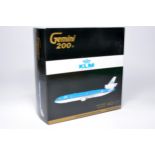 Gemini 1/200 Diecast Model Aircraft Issue comprising No. G2KLM493 MD-11 KLM. Displayed with some