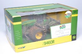 Britains based Code 3 1/32 farm model issue comprising dirtied John Deere 9460R Tractor -